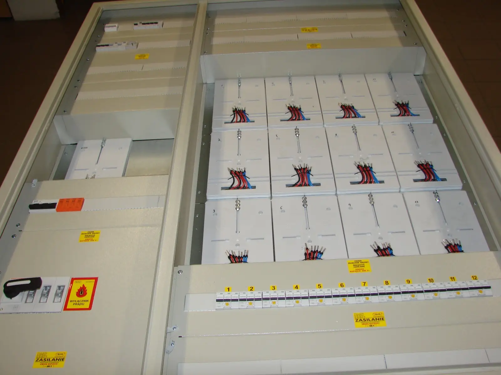 PRODUKCJA ROZDZIELNIC ELEKTRYCZNYCH n